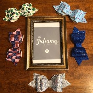 Hair Bow Bundle Multi Patterned ~ 5 Pieces
